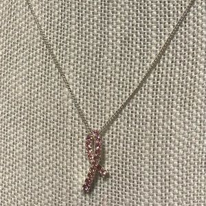 Vintage Avon Breast Cancer Necklace 2004